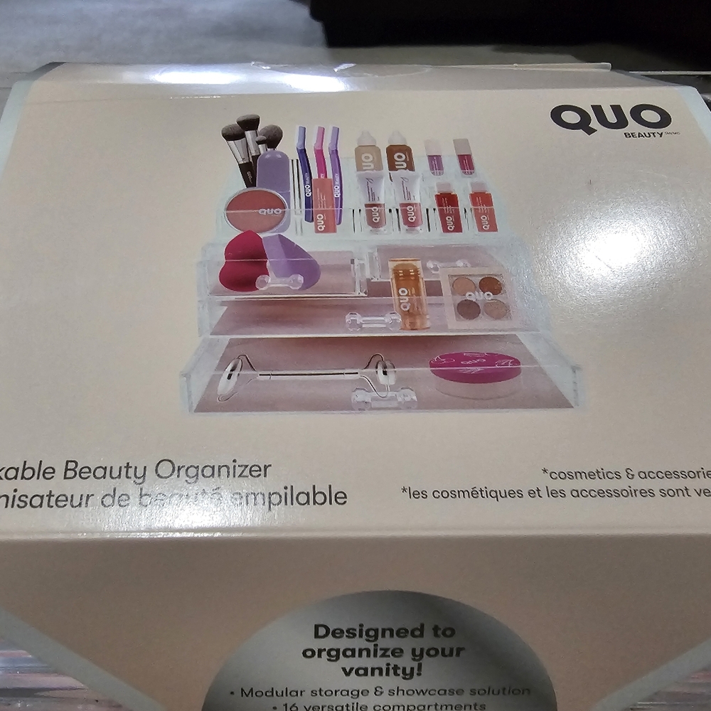 Quo Clear Stackable Makeup Organizer - Picture 6 of 7